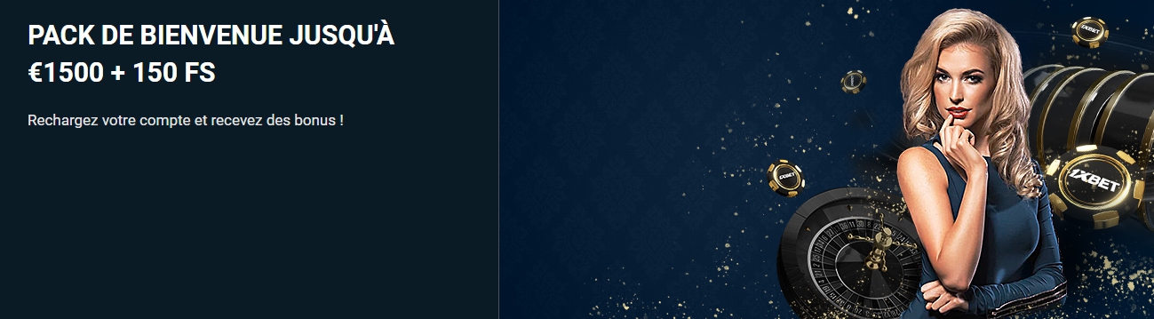 casino 1xBet bonus Sénégal